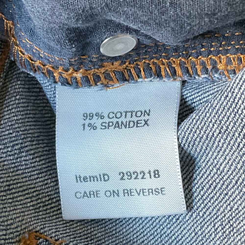 LL Bean Women's Favorite Fit Bootcut Blue Jeans Size 12 Regular Medium Wash Blue - Picture 7 of 9